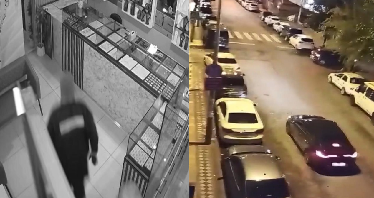 4.5 kilogram altını dakikalar içinde çaldılar