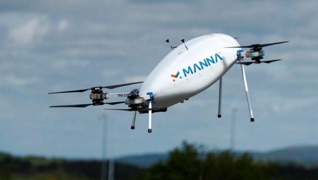 Dronle gıda dağıtımı başladı. Önce yumurta sipariş ettiler