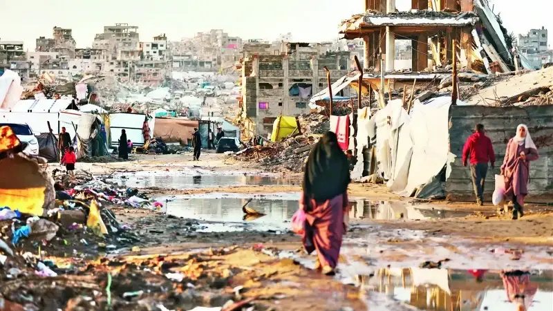 Gazze’nin yeni savaşı: Soğuyan hava ve yağışlar