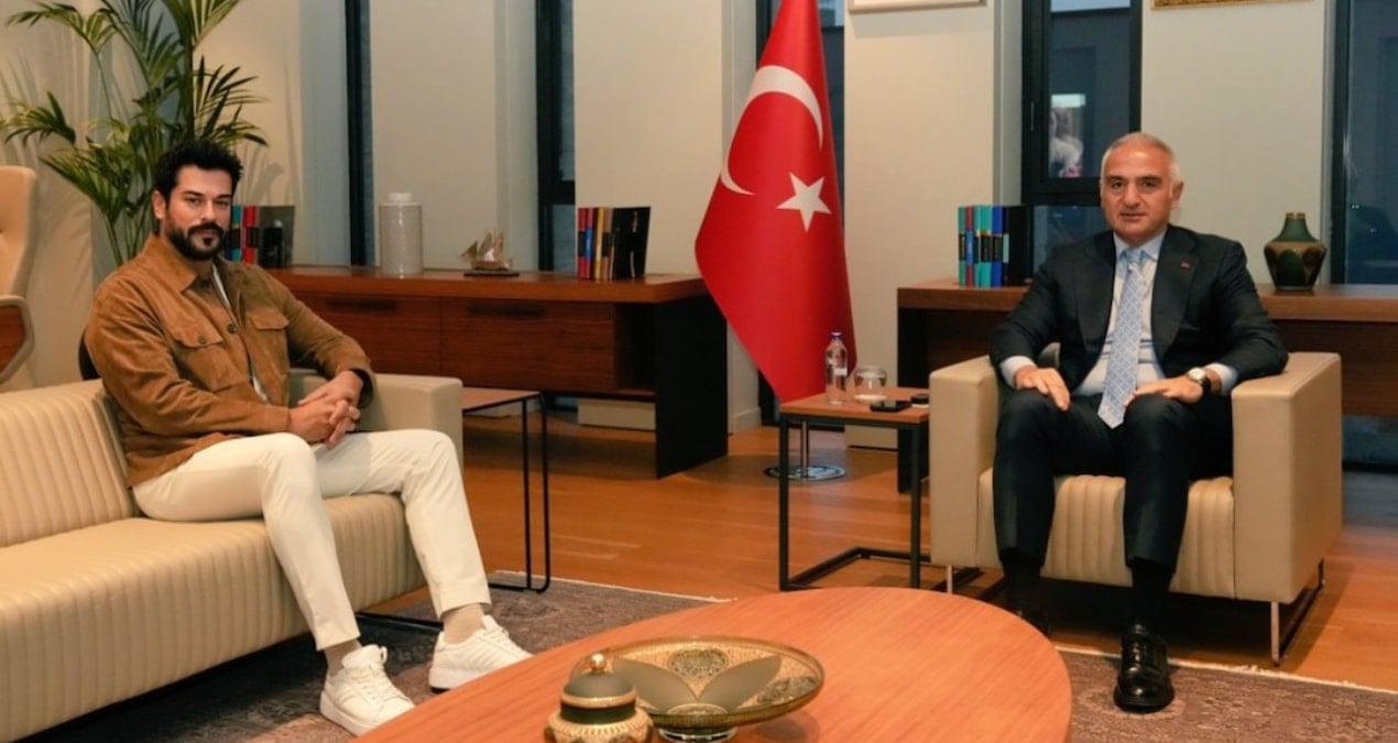 Ünlü oyuncudan Bakan ziyareti! “Birlikte güzel işlere imza atacağız”