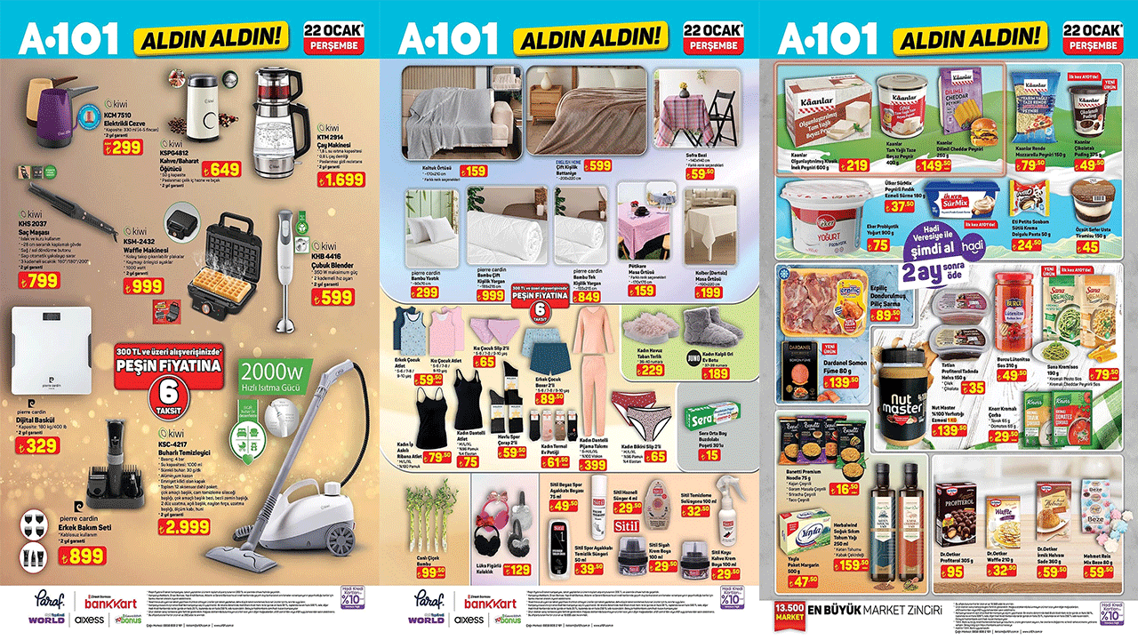 A101'e Buharlı Temizleyici geliyor! A101 22 Ocak 2026 Perşembe aktüel ürünler kataloğu!