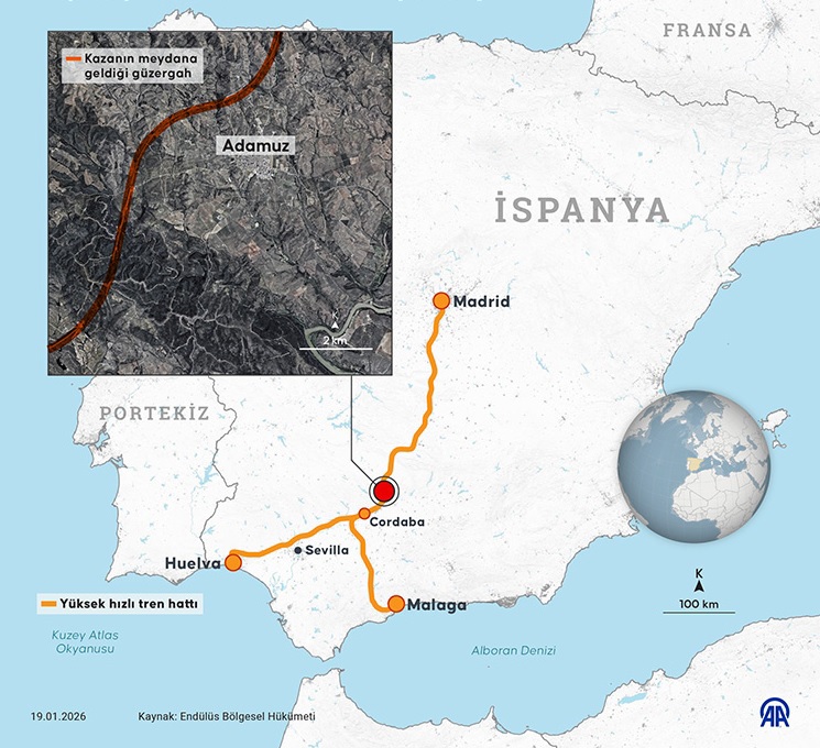 İspanya’da iki hızlı trenin çarpıştığı kazada ölenlerin sayısı 39’a yükseldi